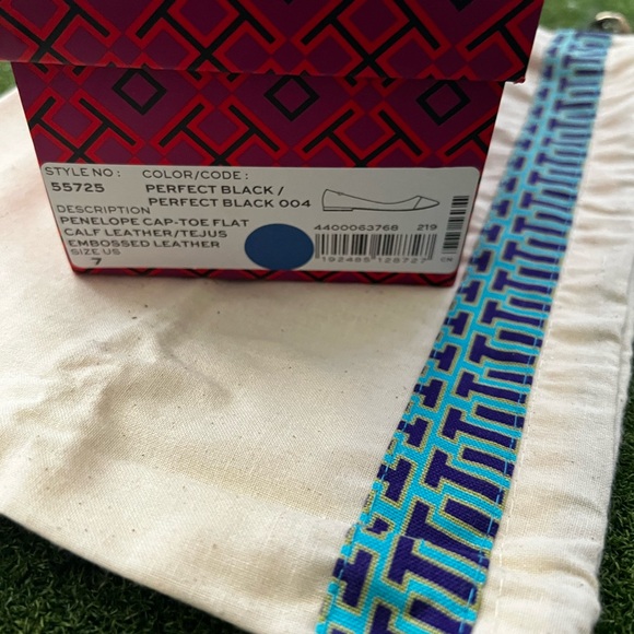 Tory Burch Black Leather Flats - Picture 14 of 14